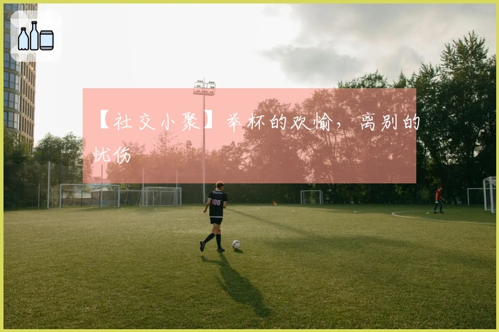 【社交小聚】举杯的欢愉，离别的忧伤